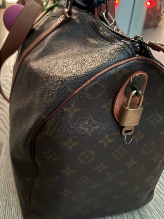 Louis Vuitton Other - Louis Vuitton Brown Monogram Duffel Bag with Brass Lock- 50 keep all